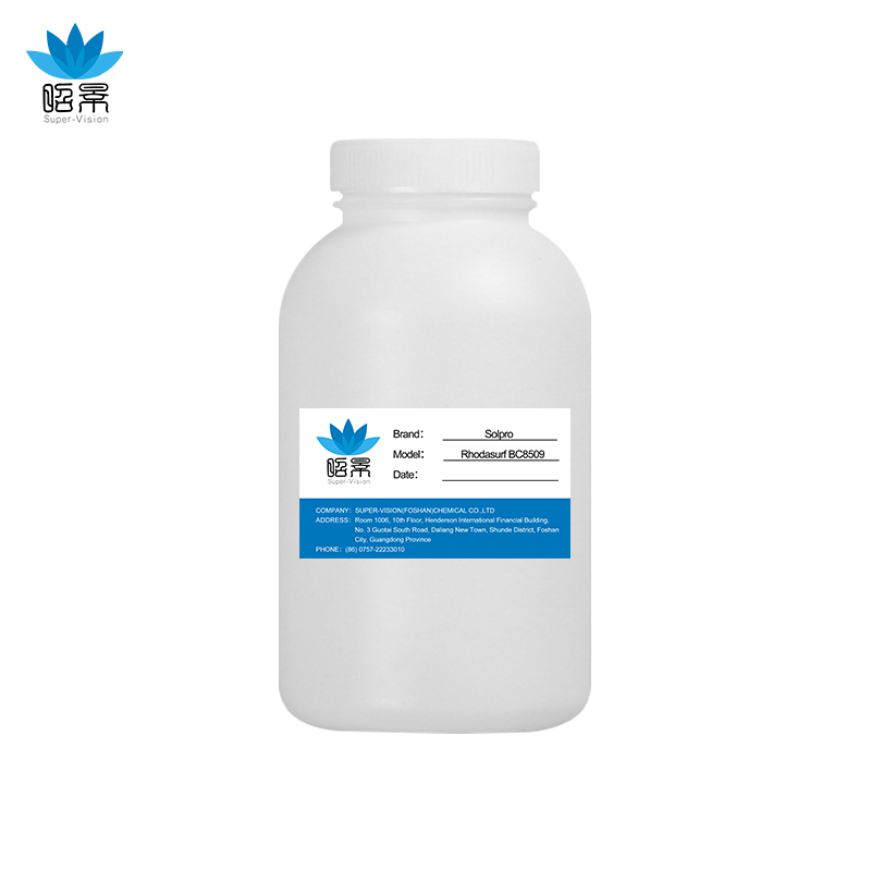 Solpro BC8509 مستحلب غير أيوني الكحول الدهني البولي أوكسي إيثيلين إيثر قابل للذوبان في الماء 